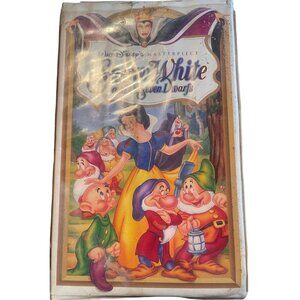 snow white and the seven dwarfs VHS Walt Disney's 84 minutes English READ